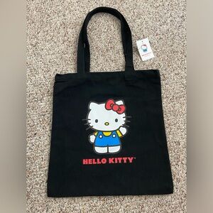 Black Hello Kitty Tote Bag